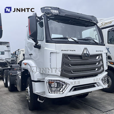 China Sinotruck Hohan Baru 371hp 420hp 10 Roda 4X2 6X4 Kepala Truk Traktor Diesel Bahan Bakar Standar Emisi Euro 2 Kiri untuk Dijual