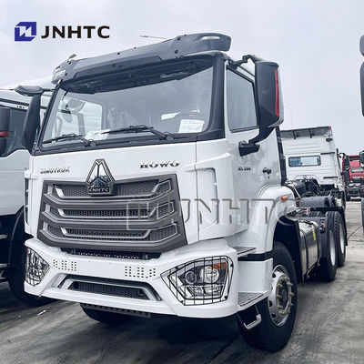 China Sinotruck Hohan Baru 371hp 420hp 10 Roda 4X2 6X4 Kepala Truk Traktor Diesel Bahan Bakar Standar Emisi Euro 2 Kiri untuk Dijual