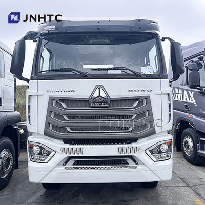 China Sinotruck Hohan Baru 371hp 420hp 10 Roda 4X2 6X4 Kepala Truk Traktor Diesel Bahan Bakar Standar Emisi Euro 2 Kiri untuk Dijual