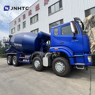 HOWO NX 8*4 Truk Pengaduk Beton Otomatis Baru dengan Chassis Berat Pengaduk