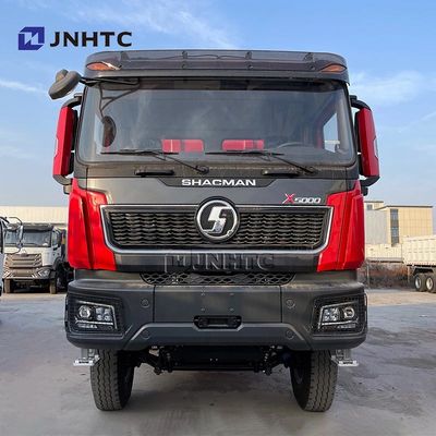Truk Tipper Dump Shacman X5000 6x4 10 Roda untuk Transportasi Konstruksi
