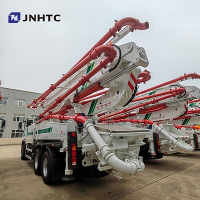 Truk Pompa Mixer Howo TX China Harga 25m 38m 42m 6X4 440HP Truk Pompa Beton