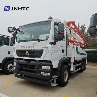 Truk Pompa Mixer Howo TX China Harga 25m 38m 42m 6X4 440HP Truk Pompa Beton