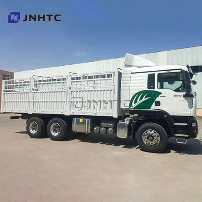 Harga Murah HOWO TX 6x4 20Ton truk kotak truk kargo untuk dijual dengan deflektor