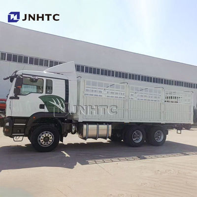 Harga Murah HOWO TX 6x4 20Ton truk kotak truk kargo untuk dijual dengan deflektor