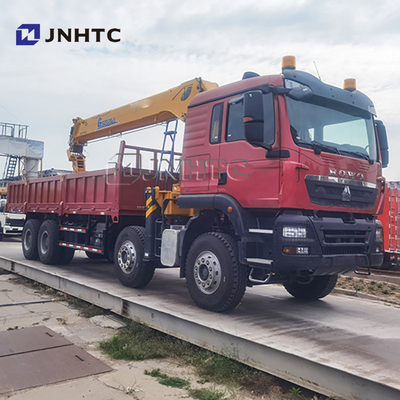 Harga Pabrik SINOTRUK HOWO TX 371HP Truk Kargo 20 Ton Dipasang Derek Boom Lurus untuk Dijual
