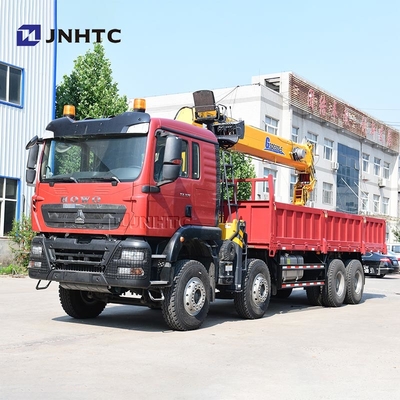 Howo TX Cargo Truck Crane 8x4 12ton sampai 20 ton