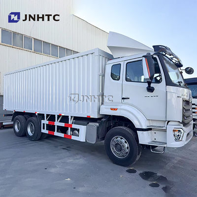 SINOTRUK HOWO NX340 10 Roda 6X4 30 Ton Truk Kargo Van Pengangkut Pengiriman untuk Dijual Euro 2 RHD