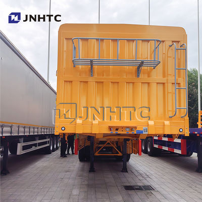 5 Axle Fence Semi Trailer Bulk Cargo Transport Semi Trailer Truck untuk dijual