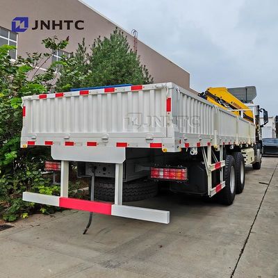 New Condition Howo NX Cargo Truck with Folding Arm Crane 6x4 Good Price Engine Gearbox Pump Bearing Crane Truck
