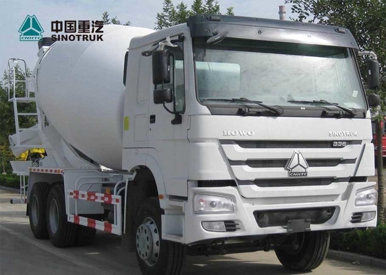 10 Wheel 10 Meter Kubik Peralatan Pencampuran Beton 371hp 9000 * 2550 * 3950mm