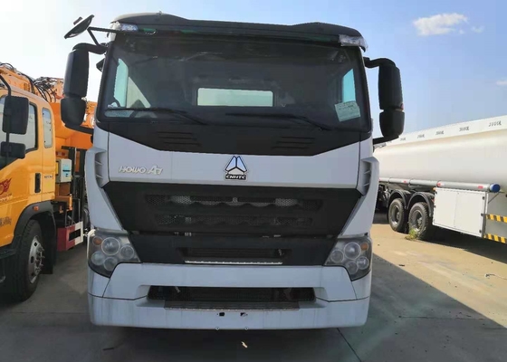 A7 6 * 4 Truk Pengiriman Minyak 380 Kuda Daya Q345 Bahan Dengan 20cbm Tank