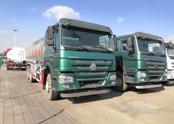 6 * 4 Truk Tangki Bahan Bakar 371hp 21cbm Untuk Transportasi Bahan Kimia Berbahaya