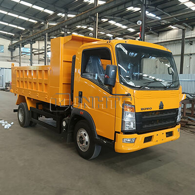 SINOTRUK HOWO 3-5 TON YN4102QBZL 116HP Euro2 Gerakan Kanan Listrik Truk Dump