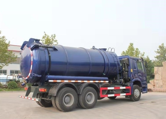 20CBM LHD 336HP Truk Pembersih Limbah Dengan Pompa Vakum Penghematan Waktu