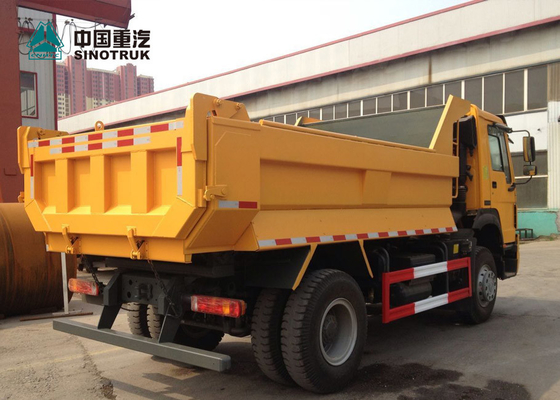 SINOTRUK HOWO 266hp Truk Heavy Duty Trailer 4x2 6 Roda Mini Dump Truck