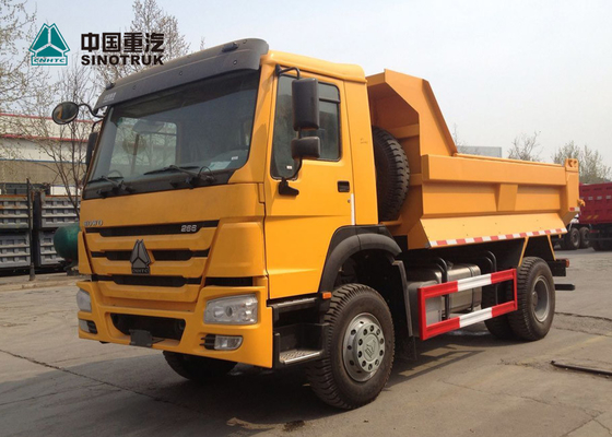 SINOTRUK HOWO 266hp Truk Heavy Duty Trailer 4x2 6 Roda Mini Dump Truck