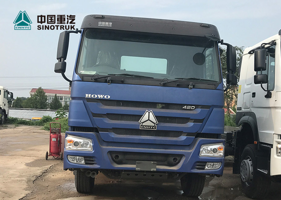 6 X 4 10 Roda Prime Mover Truck Euro2 420hp Kepala Tugas Berat Traktor