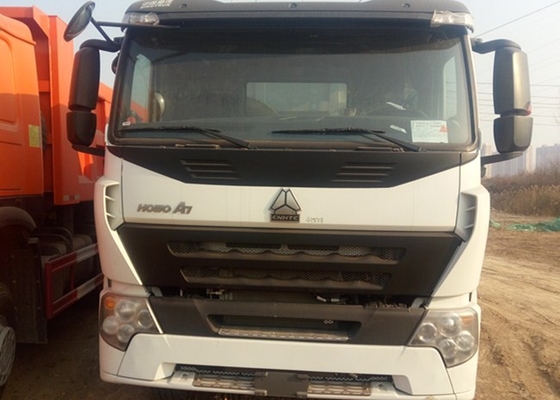 A7 Sinotruk Howo White Tugas Berat Dump Truck Sepuluh Roda 6 X 4 18M3 40 T