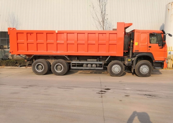 8x4 Tugas Berat Dump Truck Dari HOWO7 Sinotruk, 12 Roda 25M3 50 Ton