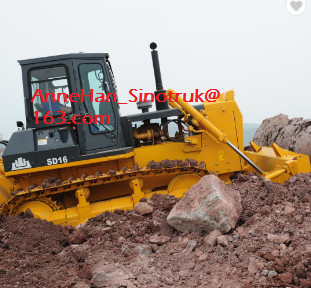 17 Ton Mesin Shantui Bulldozer SD16 4.5m3 Blade 160hp Efisiensi Besar
