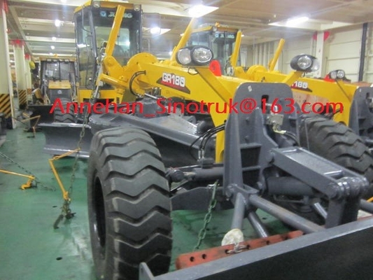 Kinerja Tinggi GR180 Motor Grader Road Maintenance Equipment Dengan Mesin Cummins