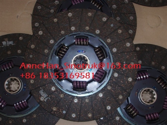 Tahan Lama Iso Ccc Sinotruk Suku Cadang Howo Dump Truck Cluch Plate AZ9114160010