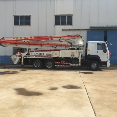 Iso Ccc 37m Trailer Pompa Beton HOWO Truk Beton Hemat Energi