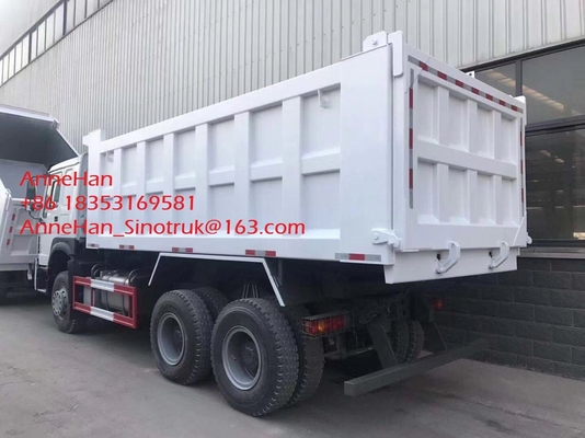 Warna Putih Sinotruk Howo7 Heavy Duty Dump Truck, 10 Wheeler 20 Ton 6x4 Tipper Truck