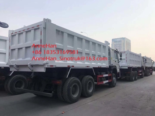 Warna Putih Sinotruk Howo7 Heavy Duty Dump Truck, 10 Wheeler 20 Ton 6x4 Tipper Truck