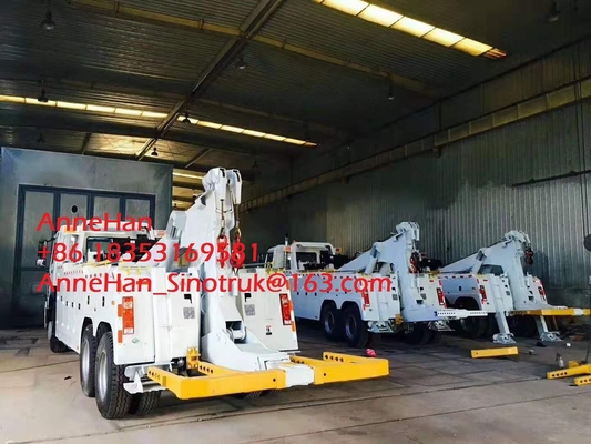 360 Derajat Rotasi Derek Wrecker Tow Truk Kargo Berat Untuk Tow Mobil Rusak