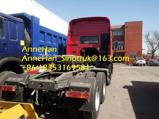 Sinotruk Howo7 10 Ban Trailer Penggerak Utama 6 * 4 Dengan Kabin Konsumsi Bahan Bakar Rendah HW79