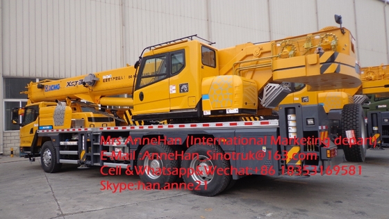 Angkat Berat Truk Mobile Mounted QY50KA 50 Ton Rc Cina Hidrolik