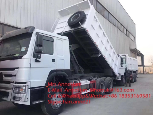 Truk Angkat Depan Tugas Berat Sinotruk Howo7 40T 18M3 6x4 10 Roda