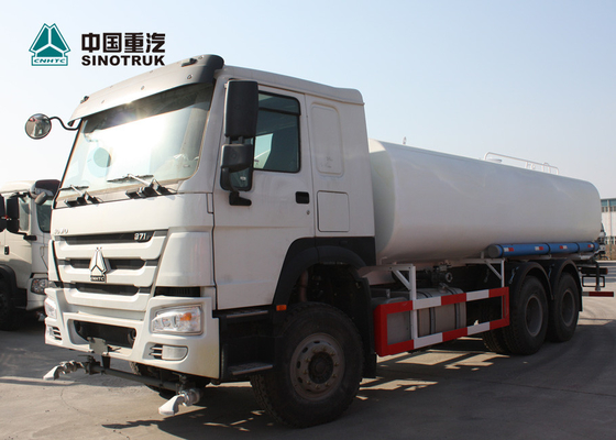 ISO Lulus Howo Euro2 371hp 25000L Truk Tanker Penyiram Air