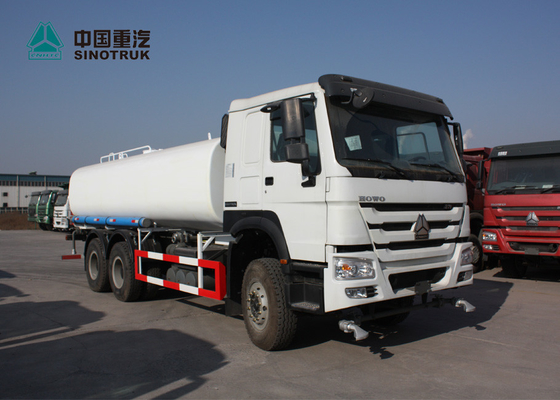 ISO Lulus Howo Euro2 371hp 25000L Truk Tanker Penyiram Air