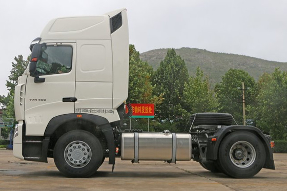 Putih SINOTRUK HOWO 4X2 Penggerak Utama Kepala Traktor Truk 336HP ZZ4257S3248V