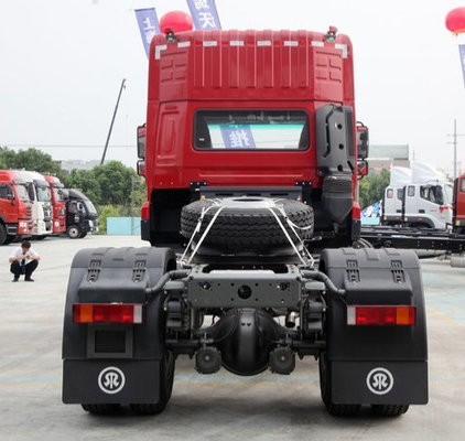 SINOTRUK STEYR 4X2 Traktor Trailer Dump Truck Dalam Warna Merah Untuk 8-20 Ton