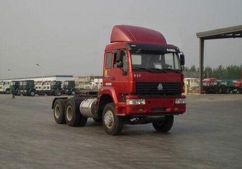 Sinotruk Swz 6x4 Traktor Truk 371hp Penggerak Utama Traktor ZZ4251N3241C