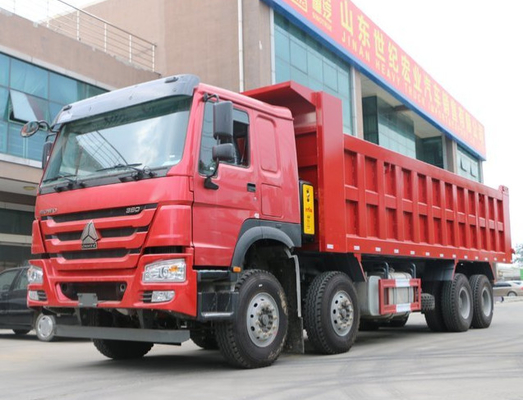 12 Roda ISO CCC Dump Truck Tugas Berat SINOTRUK HOWO 8X4 Euro II Standar