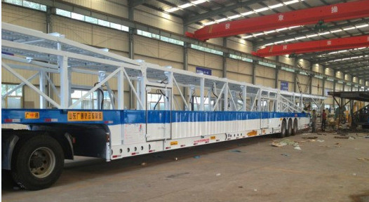15m 18m Angkutan Kendaraan Tugas Berat Trailer Semi 8-12 Mobil Muatan Maks
