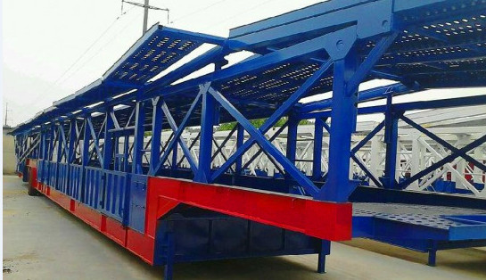 15m 18m Angkutan Kendaraan Tugas Berat Trailer Semi 8-12 Mobil Muatan Maks