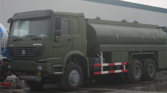 ZZ2167M5227 6x6 Sampah Pemadat Truk Semua Roda Drive Truk Kargo SINOTRUCK Euro II III 380hp Daya