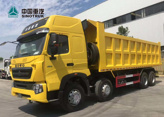 Tahun 2020 A7 Sinotruk Howo 30M3 Truk Dump Tugas Berat Dengan Pengangkatan Depan 8x4 12 Roda