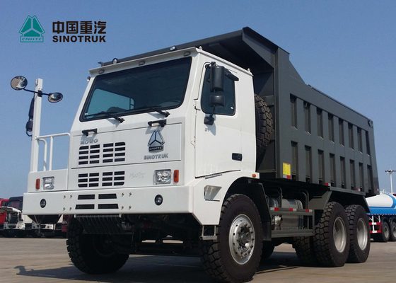 Sinotruck Howo 70 Ton Penambangan Dump Truck Tugas Berat 6x4 Truk Dump Wheeler