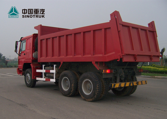 10 Roda 6x6 Roda Penuh Menggerakkan Truk Dump Tugas Berat Dengan Tangki Bahan Bakar 300 L