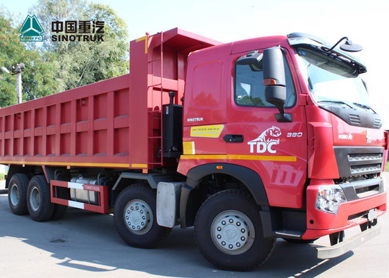 Sinotruk Howo A7 Euro 2 8x4 Dump Truck Tugas Berat 30cbm 50 Ton Payload