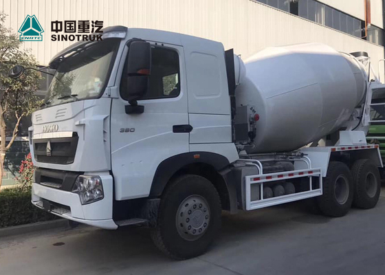 Tugas Berat Euro 2 371HP Mini Truk Beton 6x4 10 Roda 8CBM HOWO A7