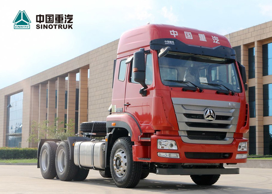6X4 10 Roda Prime Mover Truck SINOTRUK HOHAN 371HP Dengan Double Sleepers