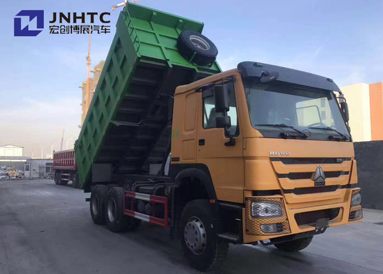 Howo 6x4 18CBM Komersial Dump Truck Tugas Berat 5400x2300x1500mm Umur Panjang